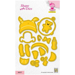 NELLIES Stanzform Präge Stanzschablone Scrapbooking Cutting Die, Baby SD277